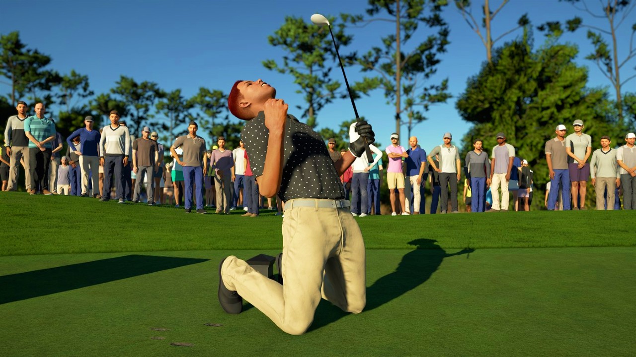 pga 2k23 release date golfer celebrating