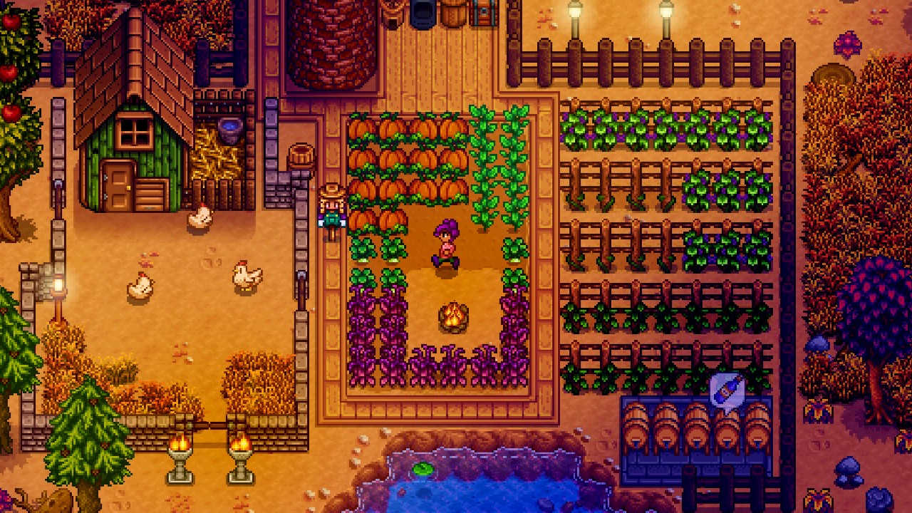 stardew valley how to build a coop a farm with chickens