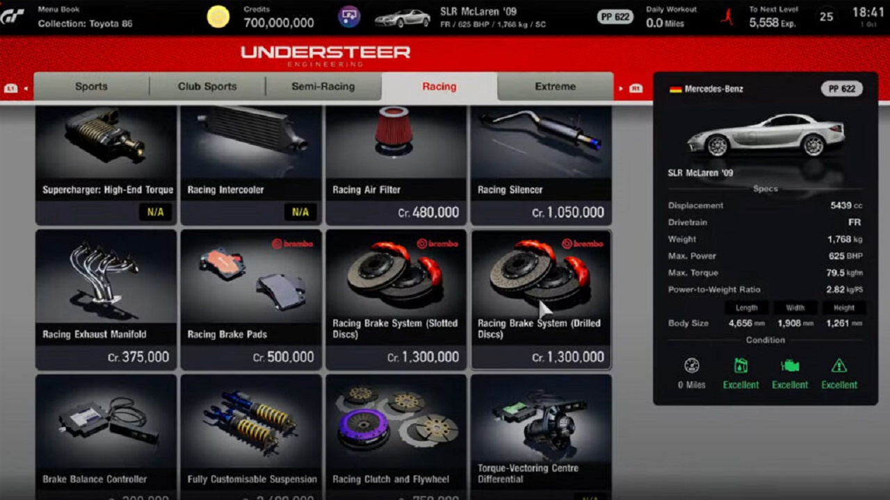 How to swap engines in Gran Turismo 7 shop