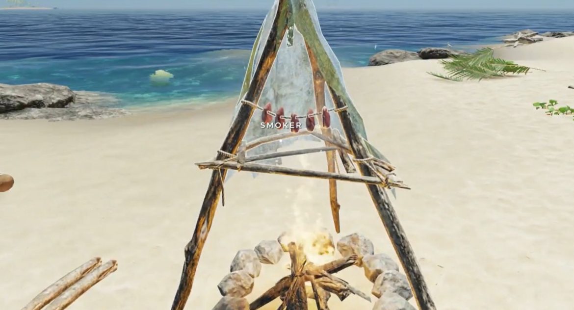 Stranded Deep meat smoker – how to use