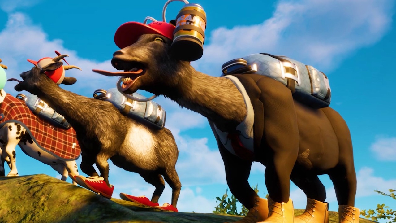 influence the voters goat simulator 3 a goat drinking beer with its friends