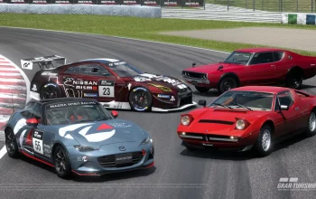Can you sell cars in Gran Turismo 7 - four cars on the street