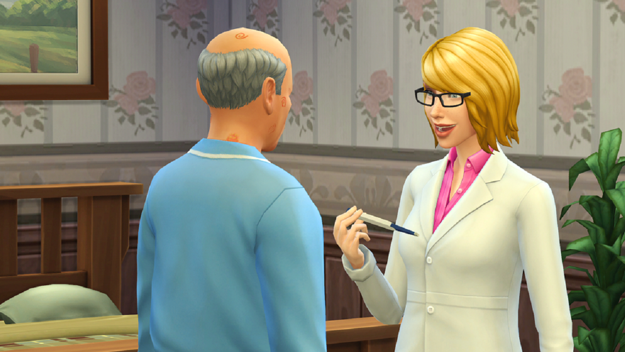Sims 4 how to edit hospital doctor and patient