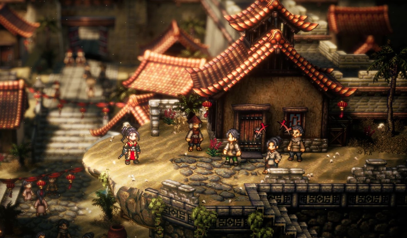 Octopath Traveler 2 crop revival - how to complete it - talking to the townspeople
