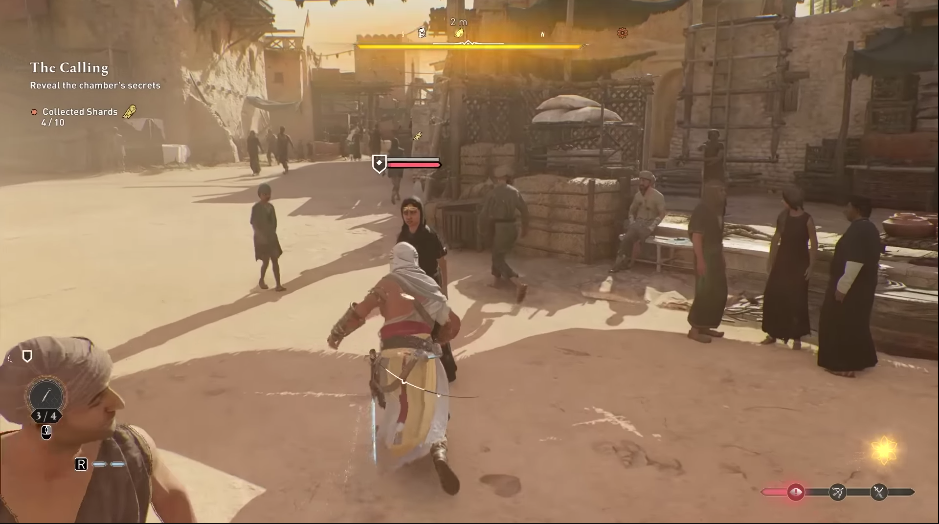 AC Mirage Mysterious Shards locations - how to find them all Character about assassinate another character
