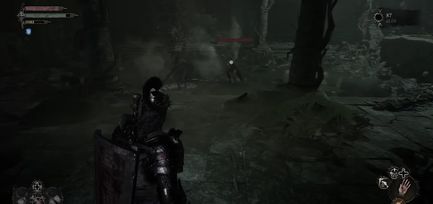 Best starting class in Lords of the Fallen Character looking at an enemy
