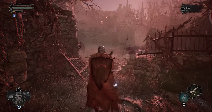 Best starting class in Lords of the Fallen Character getting ready to fight