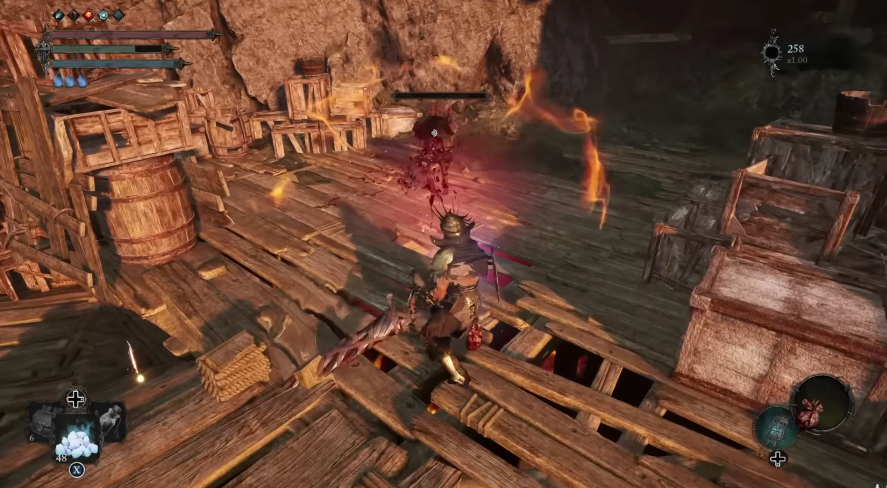 Best starting class in Lords of the Fallen Character slashing an enemy