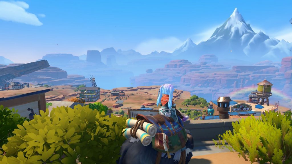 My Time at Sandrock review - view from the highest point in the town.