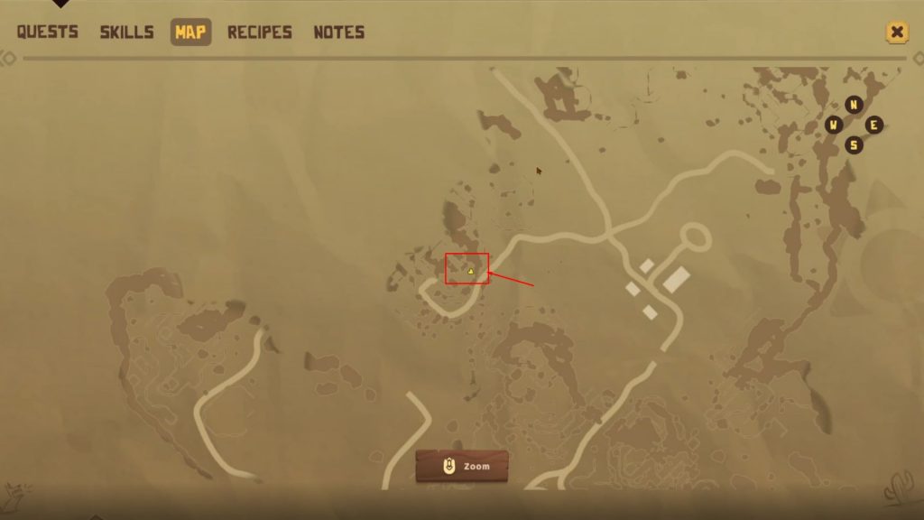 Don't Die in the West smelter - Ciaran map location/where to find Redstone Moutain.