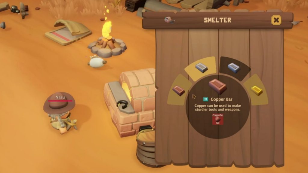 Don't Die in the West smelter - all ores you can smelt and how to do it.